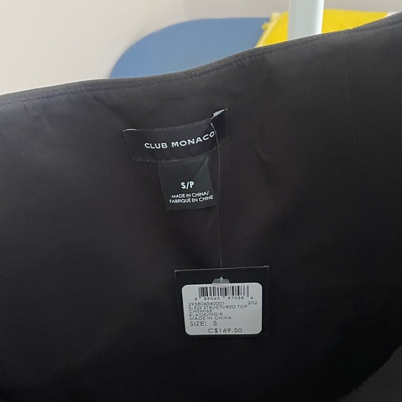 Club Monaco: Peplum Top - Picture 2 of 4